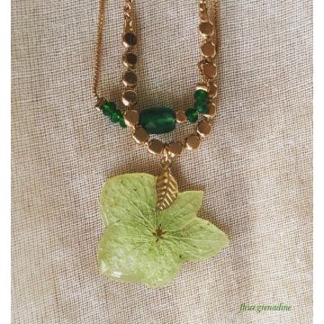 Bracelet hortensia vert